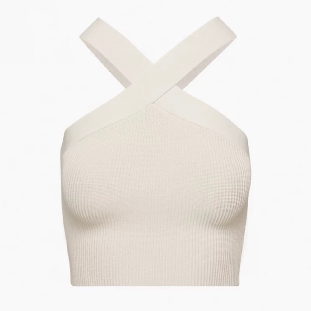Babaton Sculpt Knit Criss Cross Tank Size XS